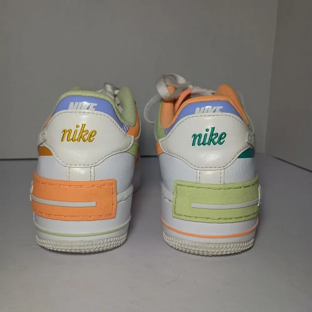 Nike Air Force 1 Shadow “White/Peach Cream” Women’s Shoes Sz 7.5 US DX3718 100
